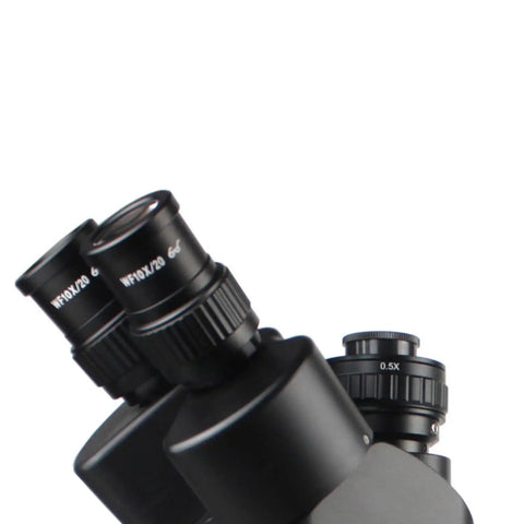 Super Handy Zero Point Five X Reduction C Mount Lens Adapter For Your Trinocular Stereo Microscope With Thirty Eight Millimeter Interface Fits All C Mount Industrial Cameras And Ccd Cmos Microscope Cameras, black 0.5x adapter