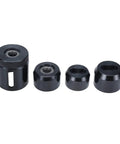 4 components of 5 Piece Bushing Remover And Installer Kit for BMW Suspension Rear Ball Joint and Bushing Tool Compatible with E38 E39