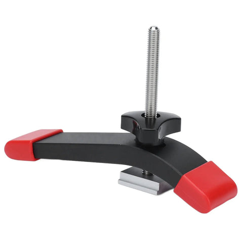 Heavy Duty T Track Clamp And Hold Down Jig With Black Oxide Finish For Pro Woodworking And Metalworking Fixed Position Stopper