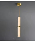 Modern Marble Small Pendant Light for Bedroom Bedside Bar Living Room Art Gallery Hanging Pendant Lamp Home Decoration Fixture with gold accents