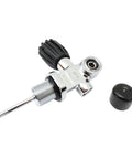 High Pressure Scuba Tank Valve 3000 PSI 250 Bar For Underwater Cylinders 3/4-14NPS Stainless Steel Valve with Shock Rubber Handle