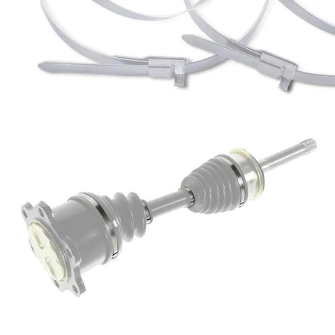 8 Piece CV Boot Band Clamp Set For Drive Shaft Universal Fit Stainless Steel Adjustable Diameter with drive shaft view