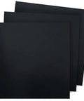 Black Phenolic Sheets Pack Of Three 12x12 Inch Panels 1/8 Inch Thick Laminated Resin Plate Board For Electronics Fixtures DIY Projects Crafts And Pro Grade Crafting, stacked