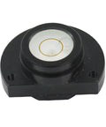 Mini spirit level bubble Precision bubble level for TPC SK Level Base, round black design with a clear bubble lens.