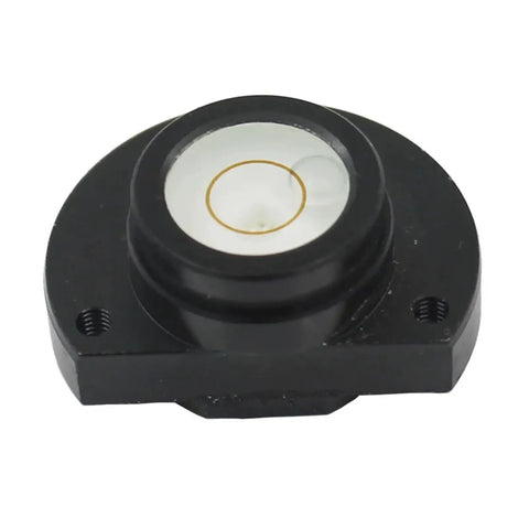 Mini spirit level bubble Precision bubble level for TPC SK Level Base, round black design with a clear bubble lens.
