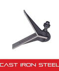 Center Head Attachment For 12 Inch And Larger Combination Squares And Bevel Protractors Black Wrinkle Finish Cast Iron Center Locator Dead On Center Finding For Cylindrical And Square Work Model C11 1224