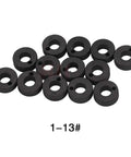Portable Ring Stretcher And Expander Tool Featuring 13 Heavy Duty Dies For No Sweat Jewelry Resizing black rubber rings set
