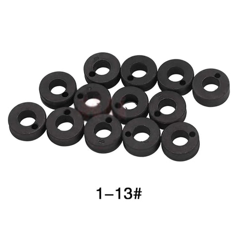 Portable Ring Stretcher And Expander Tool Featuring 13 Heavy Duty Dies For No Sweat Jewelry Resizing black rubber rings set