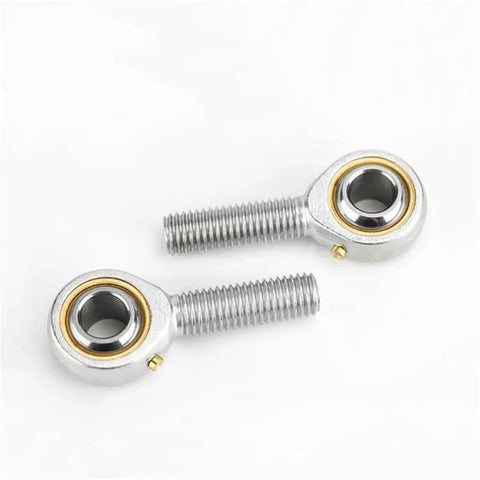 4 Pcs Pos18 Fish Eye Rod End Bearings M18x1.5mm Male Thread with sealed housing for smooth rotation in wet environments.