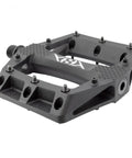 Close-up of Strapd Platform Pedal With 9/16 Inch Chromoly Axle And Concave Composite Body Built In Strap Retention Metal Frame
