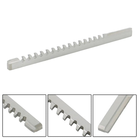 3/32 Inch B 3/16 X 6-3/4 HSS Keyway Broach Set For Manual Broaching, High Speed Steel Tool For Metal Iron Brass, side view