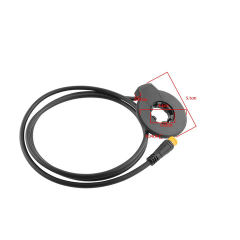 Left Side E Bike Pedal Assist Sensor Replacement With 3 Pin Waterproof Plug PAS Sensor F12L 12 Magnets Dual Hall Sensor For E Bike Conversion And Upgrades