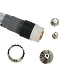 Straight Plasma Torch Head FY XF300H B Air Cooled Torch Body components with fittings and connectors for 2M cable replacement