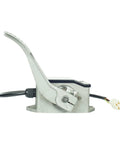 Side view of 0-5V Throttle Foot Pedal Replacement For Golf Carts, Easy Install RJSQ-001, durable metal foot controller