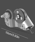 Titanium Drill Nibbler Sheet Metal Cutter Attachment with Adapter, precise cutting tool, 10cm size, designed for electric drills.