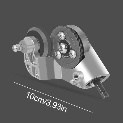 Titanium Drill Nibbler Sheet Metal Cutter Attachment with Adapter, precise cutting tool, 10cm size, designed for electric drills.