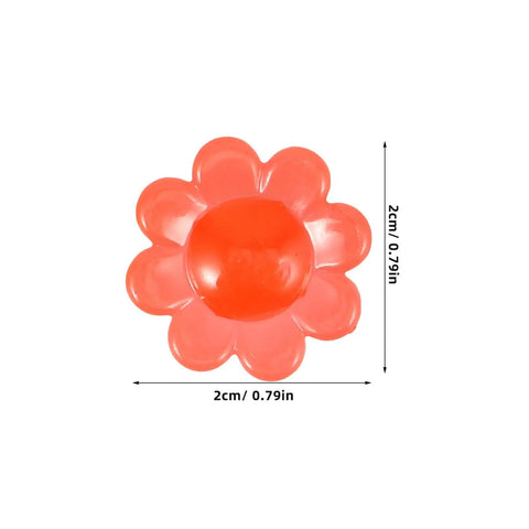 Colorful Flower Bike Spoke Beads Clip On Neon Glow In The Dark Decorations For Kids Bicycle Spokes Easy Installation 2cm