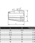 Precision ER Collet Chuck For Milling Tool Holder Machine Spindle With 0.005mm Accuracy High Stability No Deform Crack design specifications.