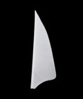 White 3 Inch Real Feather Fletching for DIY Archery Hunting and Target Shooting, Shield Cut Right Wing, Pack of 36 for Target Practice