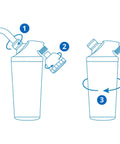 Diagram of shower water filter replacement cartridge for AQ-4125 installation steps