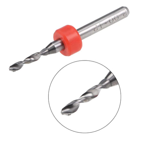 Two Millimeter Tungsten Carbide PCB Drill Bits Set Of 5, 1/8 Inch Shank Micro Drill Bits For CNC Engraving And Jewelry Making