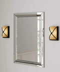 Aspen II Glass Damp Bath Vanity Wall Sconce In Bronze Finish, 1 Light 60 Watt Max, Damp Location Bathroom Fixture With Clear Glass
