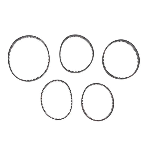 Two Pack 2GT 2M Timing Drive Belts, 6mm Wide Synchronous Belt For Vacuum Cleaners, Fits 140 142 150 160 180mm Circumference