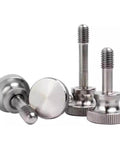 M3x10mm Captive Screws With Knurled Thumb Head Stainless Steel 4 Pack Heavy Duty Panel Fasteners for Metal Enclosures Electronics