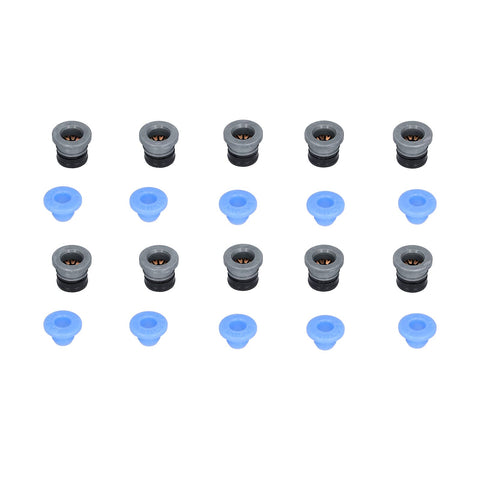 10 Piece Pneumatic Valve Connector Heads For Extruder 3D Printer Accessories PTFE ECAS04 shown in a grid layout on white