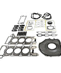 Engine Gasket Set Aj126 Direct Replacement For Supercharged 3.0L V6 with various gaskets laid out for Jaguar F Pace F Type XF Discovery 2014 to 2020.