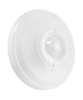 Ceiling Mount 360 Degree PIR Occupancy Sensor For Indoor Lighting, hard wired motion sensor with white round design