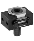 Heavy Duty M6 M8 M10 M12 Ok Vise For Precision Clamping And Secure Grip With Durable 440C Steel Construction, close-up view.