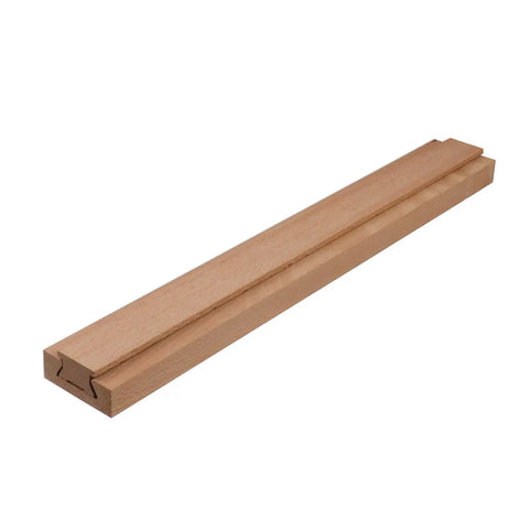 Top Notch Wooden Drawer Slides 14 Inch Center Track Set Of 4 Hella Smooth Centered Glides on a white background.