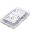 Screw Assortment Kit With Hex Drive Cup Point Grub Screws 1145-Piece SAE And Metric Set Includes Custom Hex Keys And Tweezers For Home Repairs, DIY Projects, And Handy Fixes. clear plastic organizer box