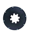 Heavy Duty Air Compressor Roller Coupling Connector with slick plug design and robust steel construction for vibration dampening.