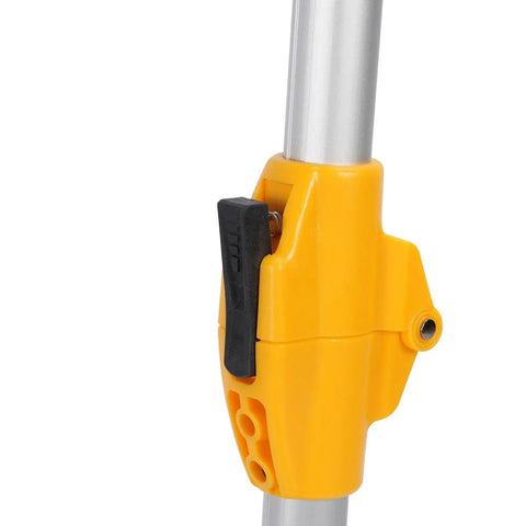 Close-up view of the locking mechanism on the Glomora Measuring Wheel Double Folding Accurate 0-9999.9m Portable Distance Measuring Wheel.