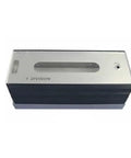 Badass Hella Accurate 300mm Aluminum Spirit Level Box Beam top view with sealed glass vials for precision leveling.
