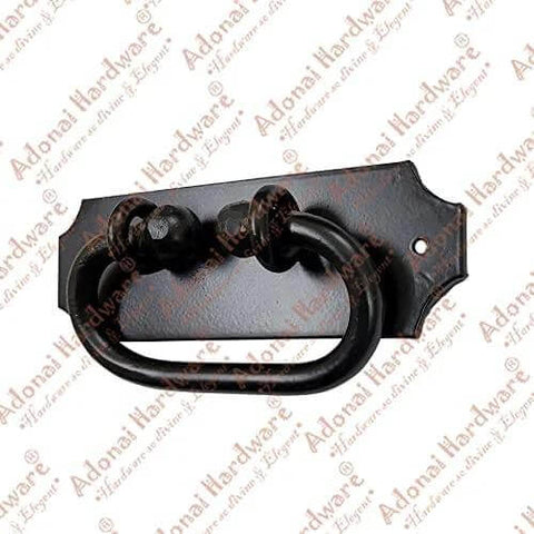 Moladah Hand Forged Iron Drop Pulls Two Pack Matte Black Finish For Vintage Wood Cabinets Doors Drawers Cupboards Wardrobes And Sheds