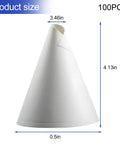 Disposable Paper Oil Funnels For Cars No Spill No Mess Oil Change Cone Dispenser Portable Auto Fluids Transfer 100 Pack