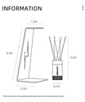 Dimensions of the Espresso Distribution Tool With Magnetic Stand And Adjustable 0.4mm Stainless Needles For 51 54 58mm Portafilters.