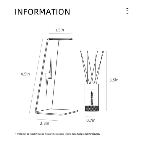 Dimensions of the Espresso Distribution Tool With Magnetic Stand And Adjustable 0.4mm Stainless Needles For 51 54 58mm Portafilters.