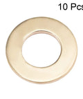 Heavy Duty Copper Flat Washers 10 Pack 16.5mm Inner Diameter By 30mm Outer Diameter By 3mm Thick close-up of a copper washer