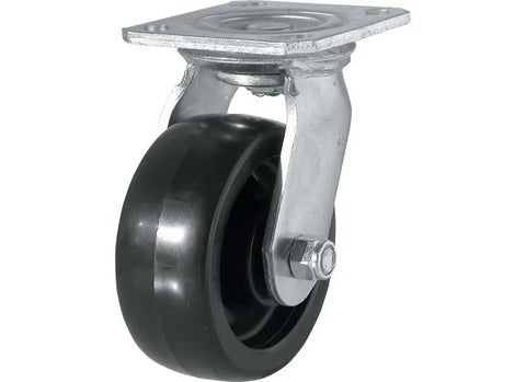 Heavy Duty 5 Inch Swivel Caster Plate With Non Marking Wheels Rated A Solid 500 Lb Load Ultimate Rolling Cart Upgrade Built Tough As Nails And Ready To Hustle Any Shop Floor Smooth Working Beast Zero Hassle Guaranteed