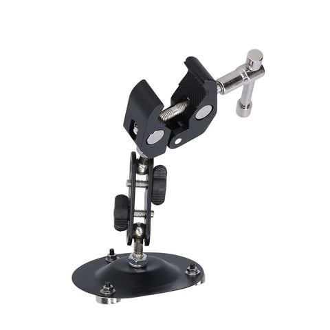 Pro Grade Soldering Stand Clamp With Magnetic Helping Hands 360 Degree Rotation Rubber Pad Jaws for electronics and jewelry repairs