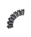 ER11 Spring Collet Set for CNC Milling and Engraving 1 16th Inch to 1 Quarter Inch Carbon Steel 7 Pack Pro Grade