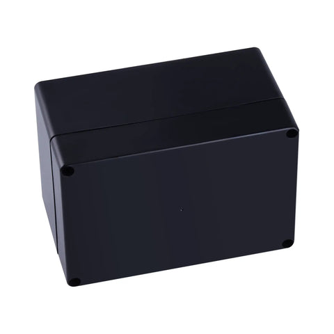 Rugged ABS Plastic Junction Box Enclosure For Electronics Projects 6.3 x 4.33 x 3.54 In Black Instrument Case