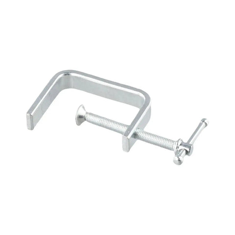 Silver G Shaped C Clamp Set 50mm Heavy Duty Adjustable Woodworking Clips For Wood Plastic Drilling Desk Divider Clips Built Tough Fasteners