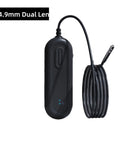 Pro Grade Dual Lens Wireless Endoscope For Engine Bay And Pipe Inspections with 4.9mm lens and flexible cable for easy maneuvering.
