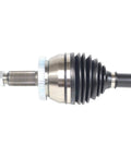 Right Front CV Axle Shaft Assembly For A Smooth, No-Jolt Ride Passenger Side, Premium OE-Grade Axle, Boot Integrity, Precise Machining, Balanced For Vibration-Free Performance In All Driving Conditions; close-up splined end