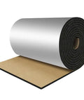 Badass Heavy Duty Heat Shield And Sound Deadening Insulation Mat For Street Car Hood Engine Roof Door Trunk 40 By 60 Inch Foam Core Aluminum Foil Blocker roll with aluminum foil and foam backing.